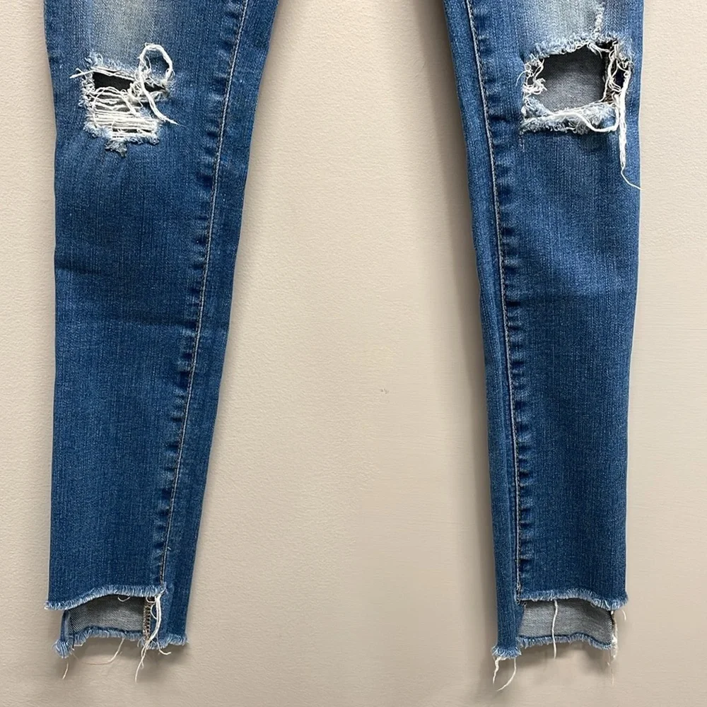 AG Adriano Goldschmied The Middi Ankle Mid Rise Legging Ankle Denim Jeans 24R
